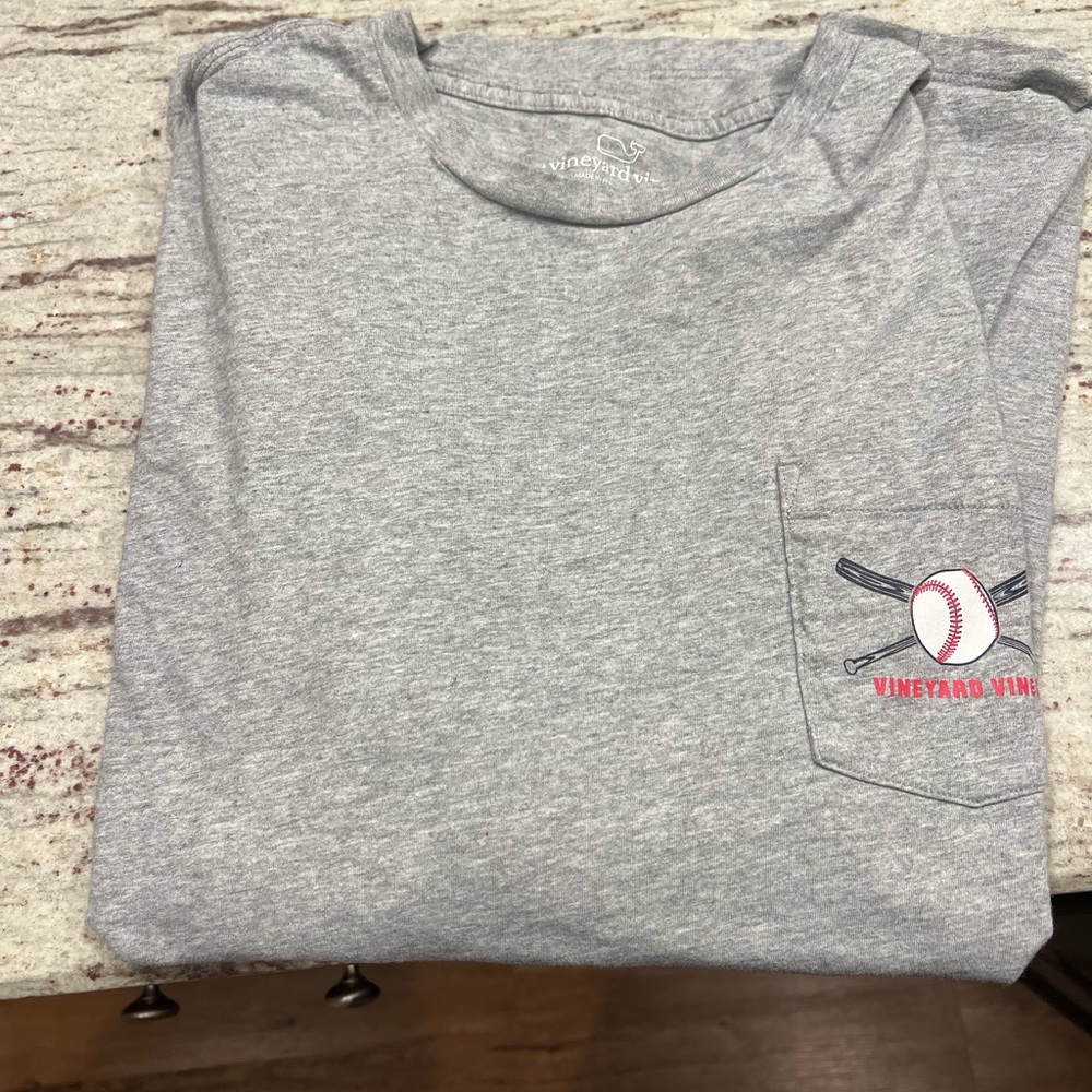 Vineyard vines long sleeve baseball shirt